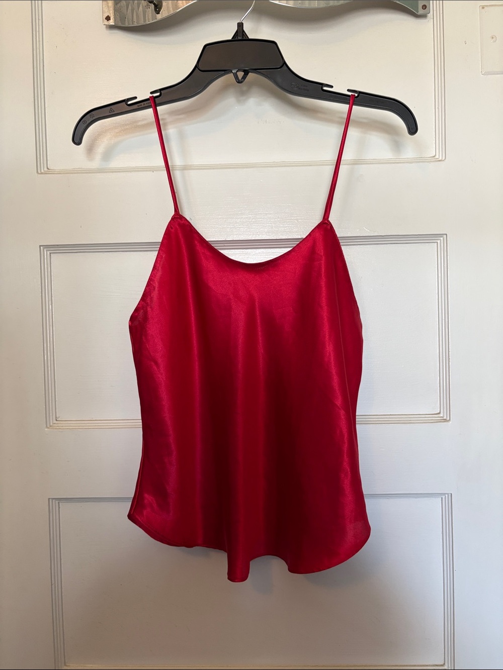 Talbots Intimates Red Satin Cami Top Size S